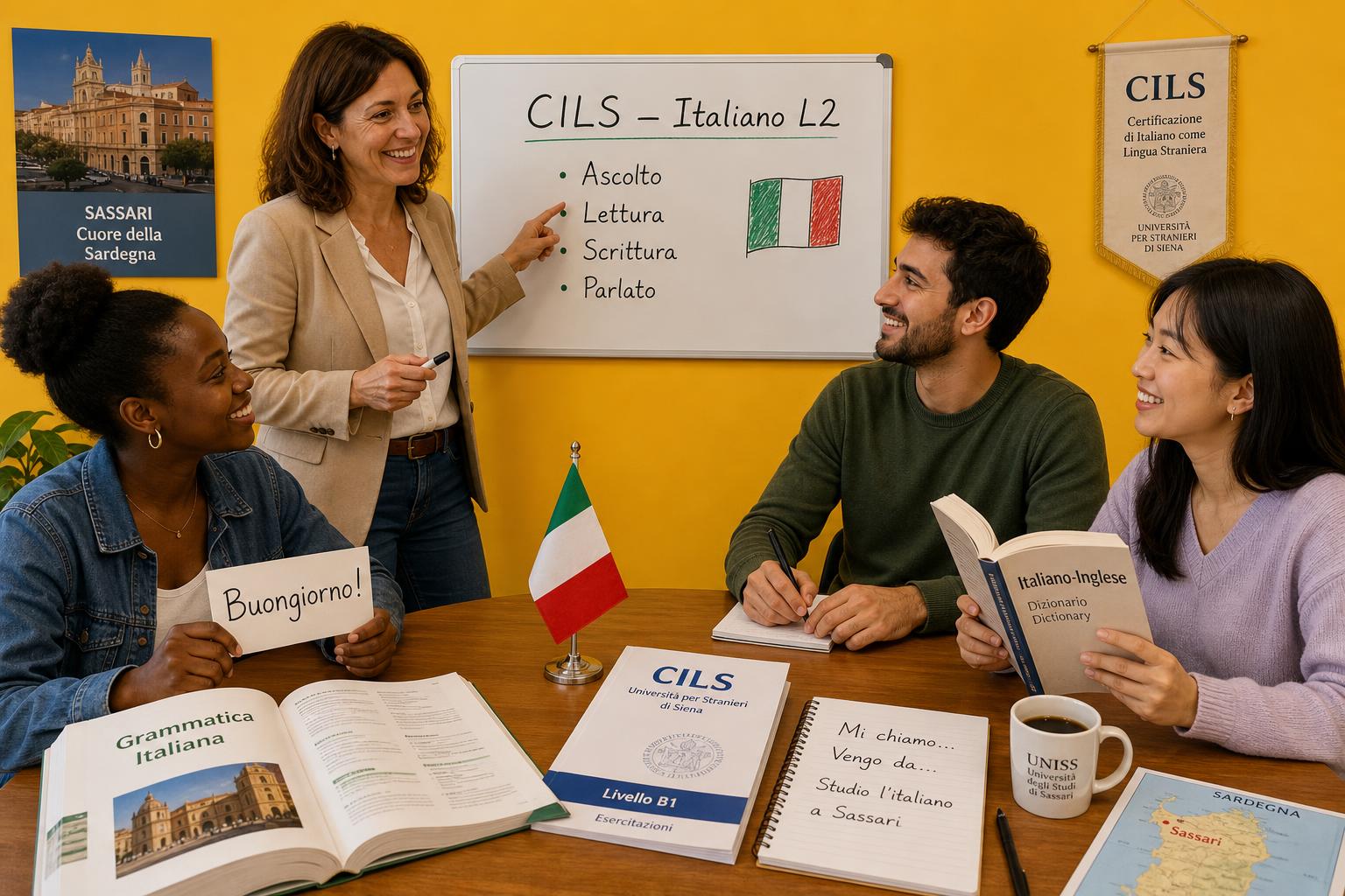 Italiano per stranieri a Sassari — preparazione alla certificazione CILS